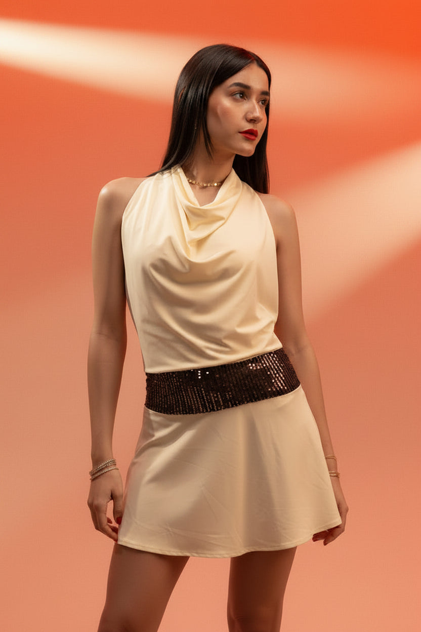 The Midnight Bloom Dress