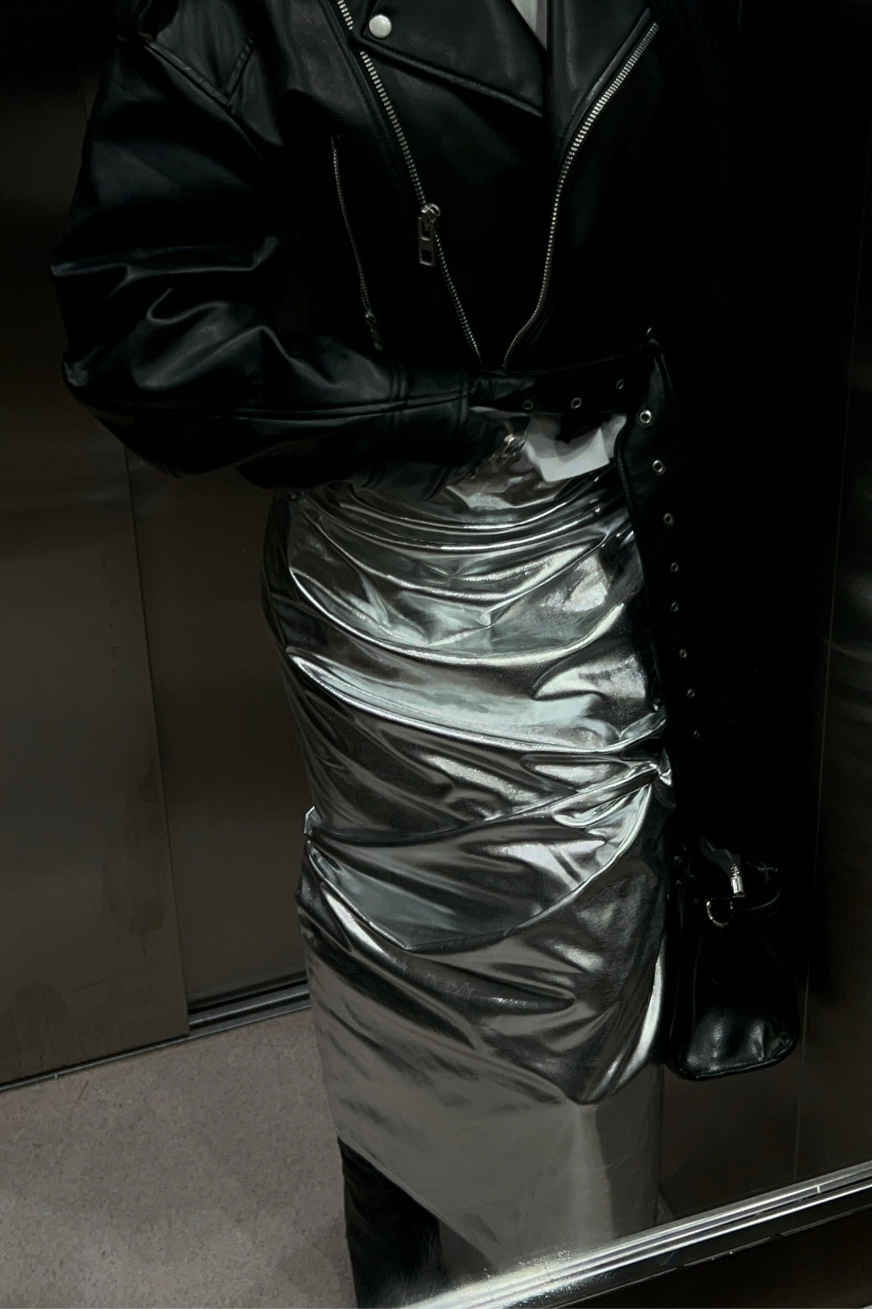Maxi mirror skirt