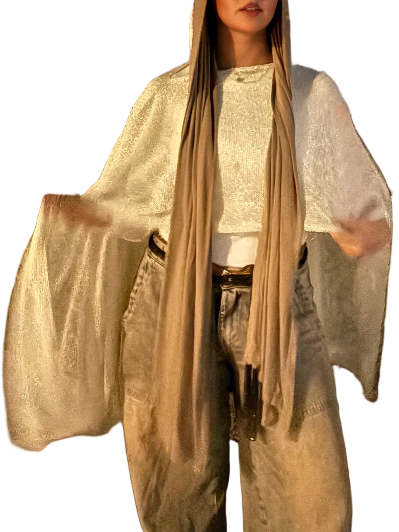 Starry poncho